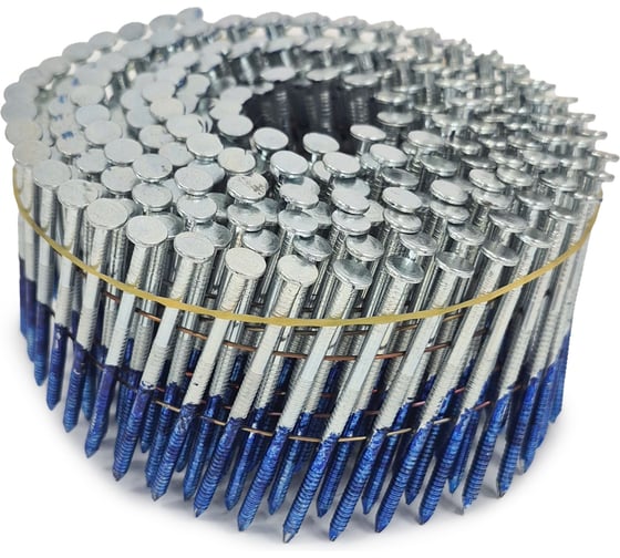 Строительные барабанные гвозди Finka 2.8х60 Ring NK цинк, 3000шт CN-2860NK-R 1