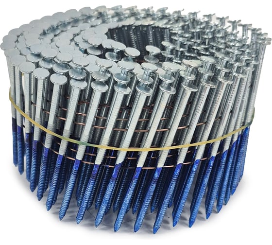 Строительные барабанные гвозди Finka 2.8х70 Ring NK цинк, 3000шт CN-2870NK-R 1