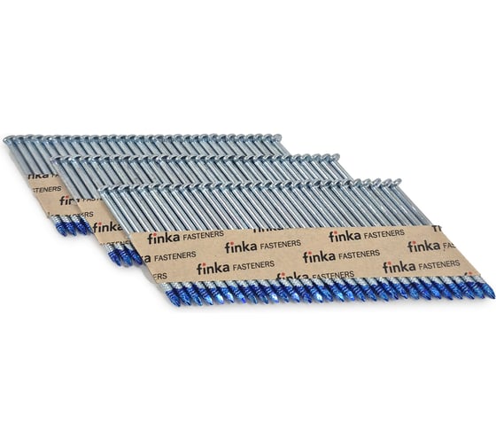 Строительные реечные гвозди Finka D34 2.9x50 Ring NK цинк, 2000шт D34-2950NK-R 1