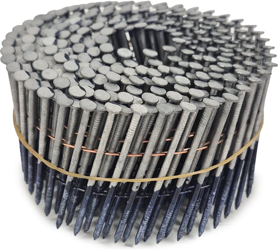 Фасадные барабанные гвозди Finka 2.3х60 Ring HDG горячий цинк, 2400шт CN-2360HDG-R 1