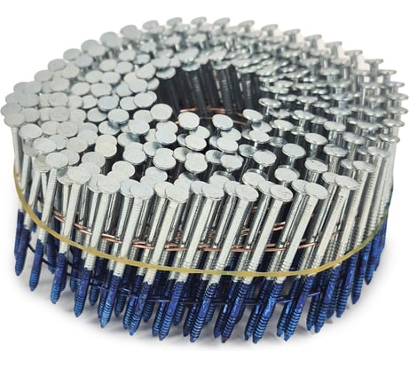 Строительные барабанные гвозди Finka 2.5х50 Ring NK цинк, 4800шт CN-2550NK-R