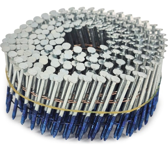 Строительные барабанные гвозди Finka 2.5х50 Ring NK цинк, 4800шт CN-2550NK-R 1