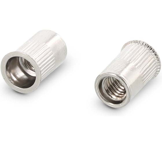 Резьбовая заклепка EDELFIX ART 1021, М6x14 мм А2, уменьшенный борт с насечкой нерж 20 шт 10212614 20 1