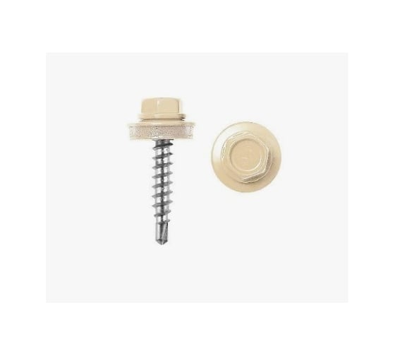 Саморез кровельный TOOLAS 4,8 х 51 (1014 слоновая кость) 1кг. 1109379 1