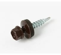 Саморез кровельный TOOLAS 4,8 х 51 (8017 коричневый) 1кг. 1109383