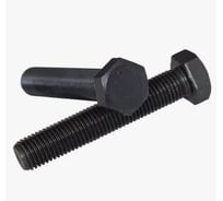 Болт DIN 933 М8х25 ( 12.9 ) оксидированное покрытие полная резьба 500 шт. Крепсталь K000257
