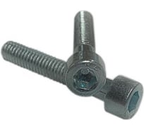 Винт ZAMETAL М6x45, пр. 8.8, с цил. гол., в/ш, DIN 912, оц., уп. 500 шт. ZA520081