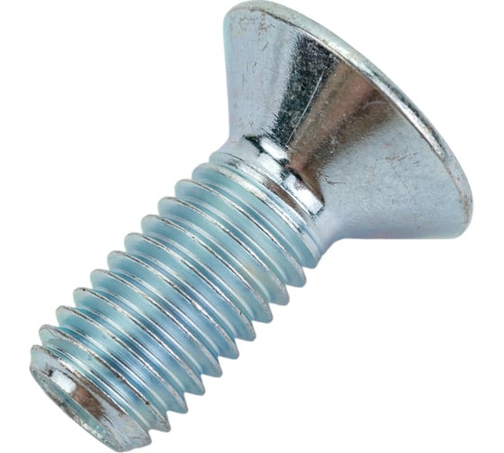 Винт ZAMETAL М10x25, пр. 10.9, с пот. гол., в/ш, DIN 7991, оц., уп. 200 шт. ZA521071