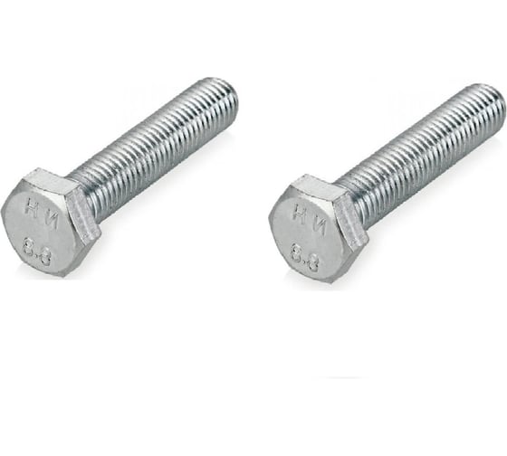 Болт EDELFIX DIN933, M10x20мм, цинк, с шестигр. гол. 40шт 933Z1020 40 1