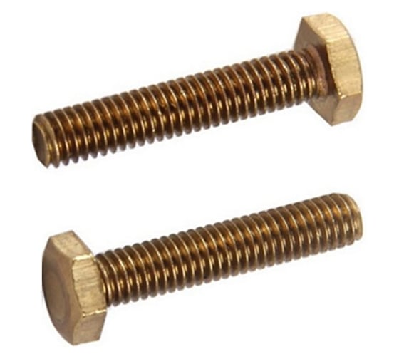 Болт EDELFIX DIN933, M8x40мм, латунь, с шестигр. гол. 4шт 933LT840 4 1