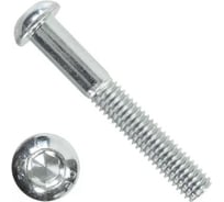 Винт ZAMETAL М8x50, пр. 10.9, с полук. гол., в/ш, ISO 7380-1, оц., уп. 200 шт. GE103047