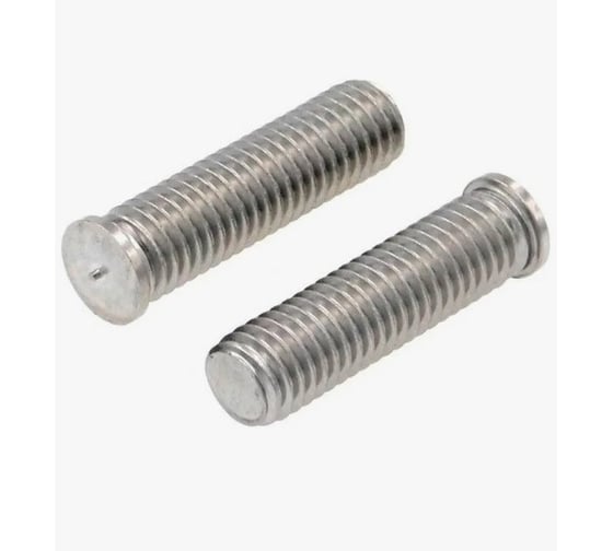 Приварная шпилька резьбовая Крепсталь DIN 32501 М6х25 НЕРЖ А2. 1000 шт. K002718 1