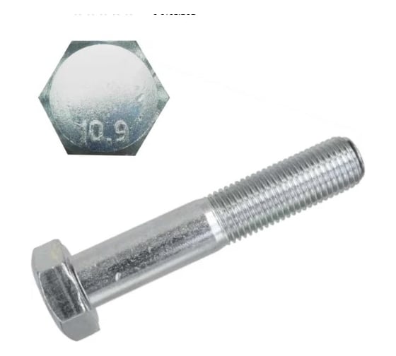 Болт Крепсталь DIN 960 М16х1,5х55 (10.9) цинк. Неполная резьба 50 шт. K000294 1