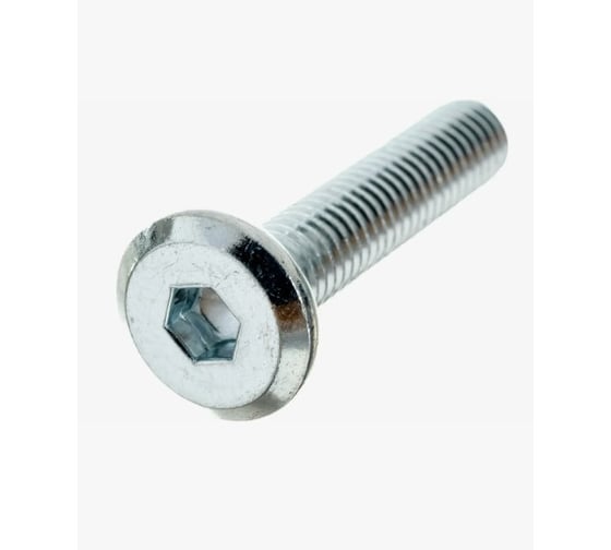 Винт Крепсталь DIN 7420 М6х30 цинк. Полная резьба 200 шт. K000523 1