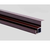 Профиль алюм Метизик АГАТ VSN полый (Вставной) Коричневый 6200.05