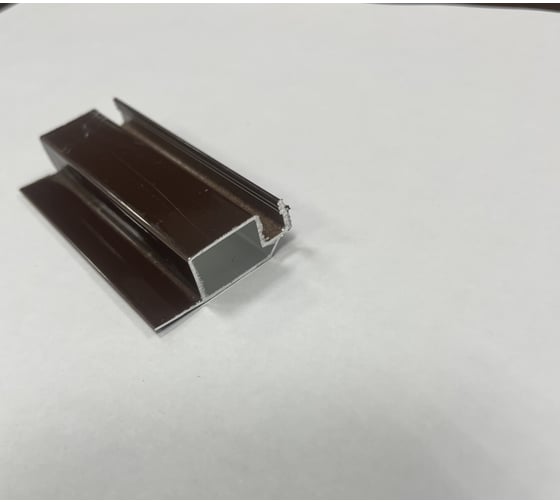 Профиль рамный Метизик АГАТ коричневый москитный крыло 2м. 1273.05