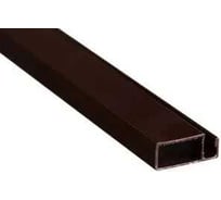 Профиль рамный Метизик АГАТ 25x10 коричневый москитный стандарт 2м. 6211.05