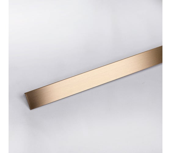 Декоративная полоса Forming P1 h=30 нержавеющая сталь AISI 304 0,8 мм Copper Hairline Matt AFP длина 1500 3029 1