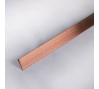 Декоративная полоса Forming P1 h=40 нержавеющая сталь AISI 304 0,8 мм Copper Red Hairline AFP длина 1500 3033