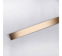 Декоративная полоса Forming P1 h=40 нержавеющая сталь AISI 304 0,8 мм Copper Hairline Matt AFP длина 1500 3030
