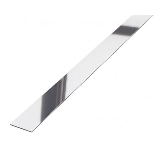 Декоративная полоса Forming P1 h=20 нержавеющая сталь AISI 304 0,8 мм Grey Satin Matt AFP длина 1500 3040 1