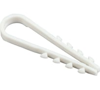 Дюбель-хомут VKL electric 11-18 мм, нейлон, белый, уп. 100 шт. 1006438