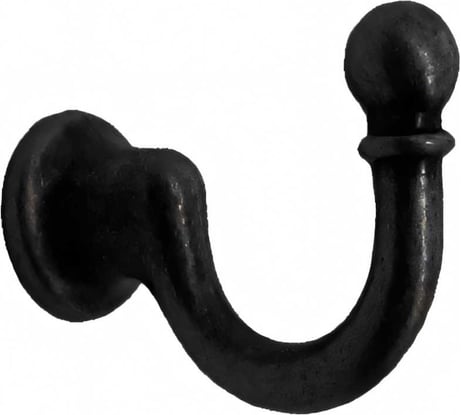 Мебельный крючок Brante BR 150 BK чёрный 605483