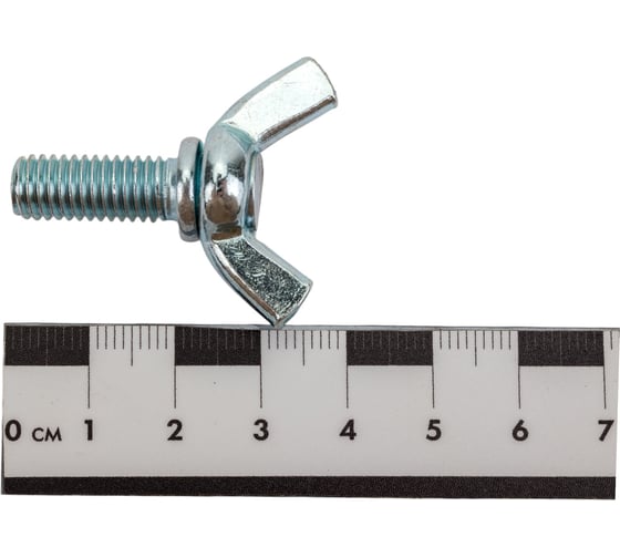 Барашковый винт ZAMETAL М8x20, DIN 316, оц., уп. 100 шт. ZA102071