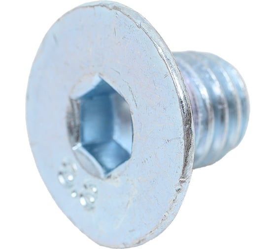 Винт ZAMETAL М8x10, пр. 8.8, с пот. гол., в/ш, DIN 7991, оц., уп. 200 шт. ZA515889