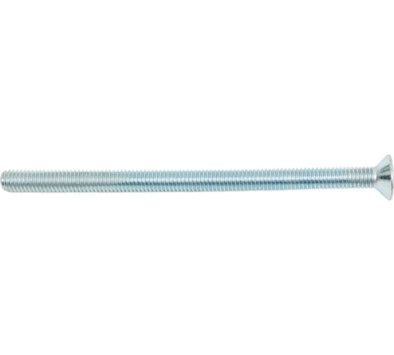 Винт ZAMETAL М6x100, пр. 8.8, с пот. гол., в/ш, DIN 7991, оц., уп. 100 шт. ZA515872 1