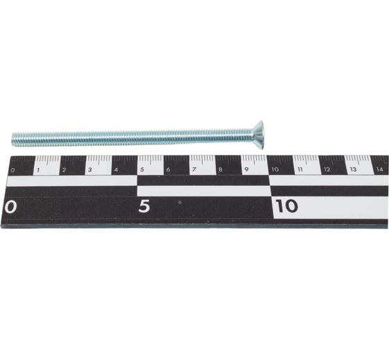Винт ZAMETAL М6x100, пр. 8.8, с пот. гол., в/ш, DIN 7991, оц., уп. 100 шт. ZA515872