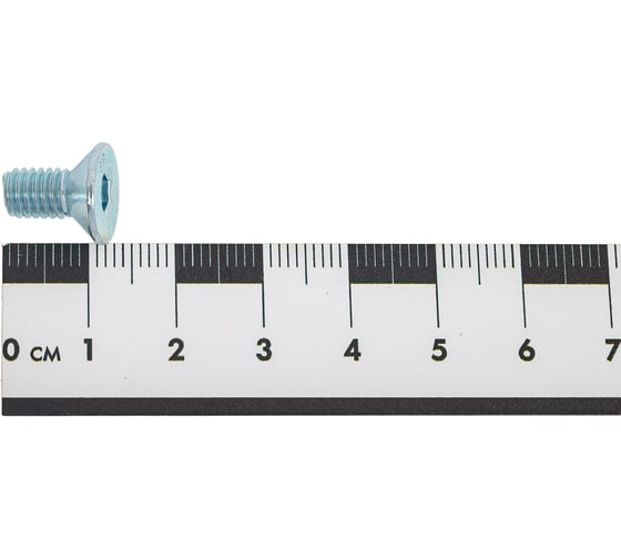 Винт ZAMETAL М6x12, пр. 8.8, с пот. гол., в/ш, DIN 7991, оц., уп. 500 шт. ZA515742