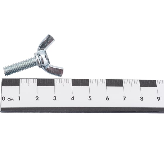 Барашковый винт ZAMETAL М6x20, DIN 316, оц., уп. 100 шт. ZA102033