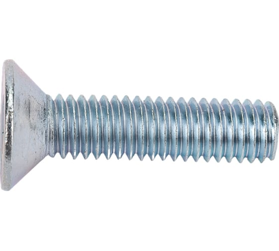 Винт ZAMETAL М6x25, пр. 8.8, с пот. гол., в/ш, DIN 7991, оц., уп. 200 шт. ZA515797