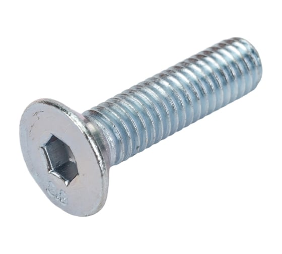 Винт ZAMETAL М6x25, пр. 8.8, с пот. гол., в/ш, DIN 7991, оц., уп. 200 шт. ZA515797