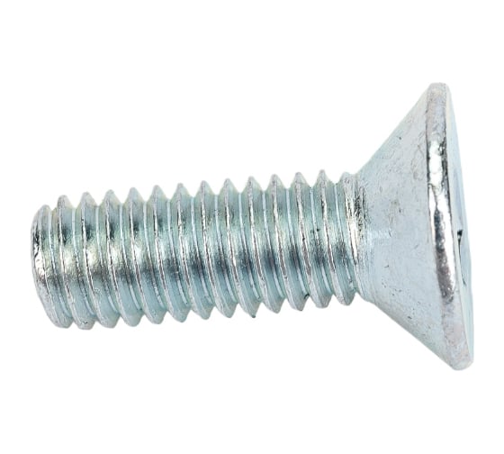 Винт ZAMETAL М6x18, пр. 8.8, с пот. гол., в/ш, DIN 7991, оц., уп. 200 шт. ZA515773 1