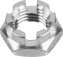 Гайка корончатая DIN 937-1 (Ключ 35) М24 цинк. 70 шт. Крепсталь K002477