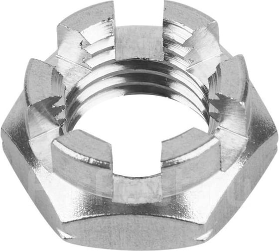 Гайка корончатая Крепсталь DIN 937-1 (8.0) М10 цинк. 500 шт. K002476 1