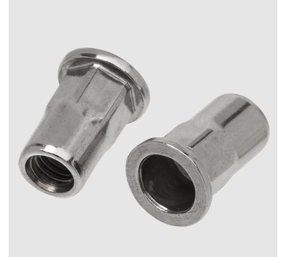 Гайка заклепка полушестигранная Крепсталь М6 Станд.борт.. 1000 шт. K002406 1