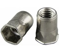 Гайка заклепка полушестигранная М10 уменьшенный бортик 300 шт. Крепсталь K002401