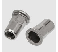 Гайка заклепка полушестигранная М8 стандартный бортик 500 шт. Крепсталь K002408