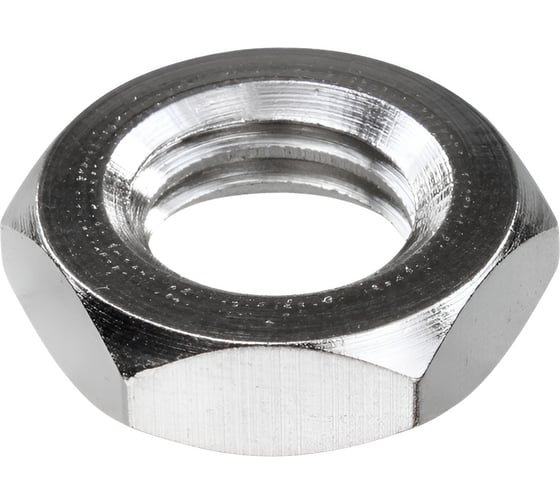 Гайка низкая Крепсталь DIN 439 / ГОСТ 5929 М10 цинк. 500 шт. K002484 1