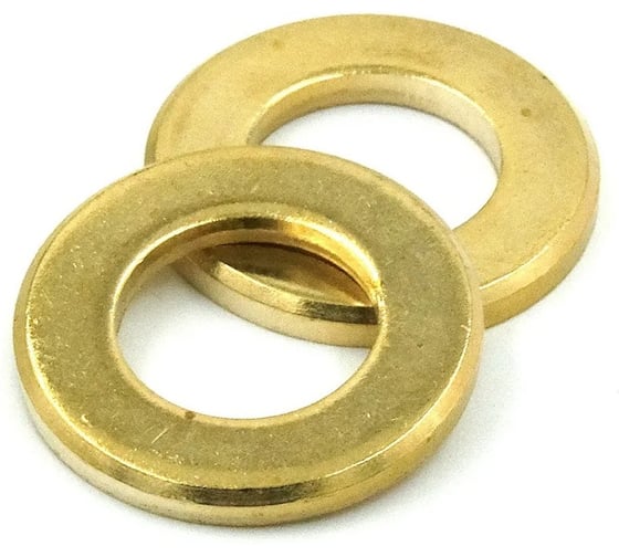 Шайба Крепсталь DIN 125 / ГОСТ 11371 М4 Латунь. 200 шт. K002928 1
