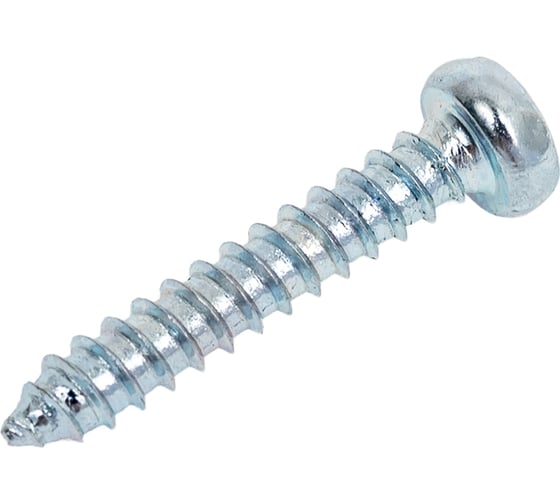 Саморез DIN 7981 С (PH) 2,2х13 цинк (Zp Cr3). полная резьба 2000 шт. Крепсталь K002768