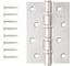 Петля врезная Apecs 100*70-B4-Steel-NISM 00035466 1