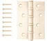 Петля врезная Apecs 100*70-B4-Steel-GMS 00035468 2