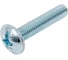 Винт ZAMETAL М5x25, с полусфер. гол. и прессш., DIN 967, оц., уп. 500 шт. ZA514226 2
