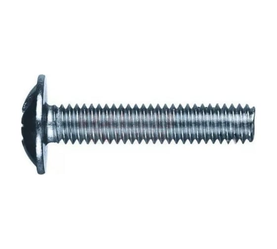 Винт ZAMETAL М3x12, с полусфер. гол. и прессш., DIN 967, оц., уп. 1000 шт. ZA513977 1