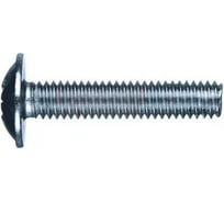 Винт ZAMETAL М3x25, с полусфер. гол. и прессш., DIN 967, оц., уп. 1000 шт. ZA514004