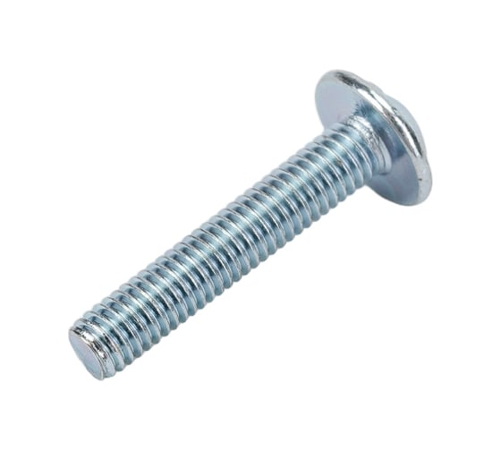 Винт ZAMETAL М3x16, с полусфер. гол. и прессш., DIN 967, оц., уп. 1000 шт. ZA513984